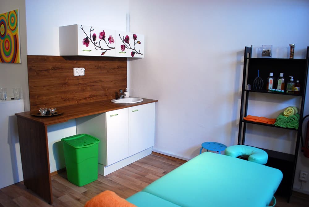 Detail zázemí — studio Pontika Brno